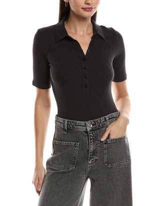 Rag & Bone Rag & Bone Ribbed Polo Sweater