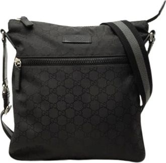 Gucci Borsa a tracolla vintage Pre-owned in nylon - - Pre-owned - Donna - Nero - ONE SIZE