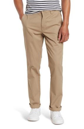 Volcom Vmonty Straight Leg Stretch Chinos in Khaki 251 at Nordstrom Rack, Size 29