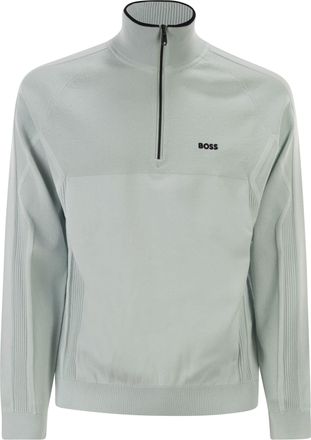 HUGO BOSS Boss Green regular fit overhemd van regeneratief katoen met technische details