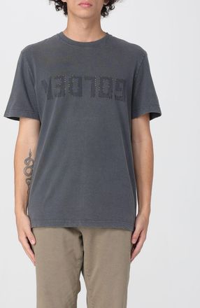 Golden Goose T-shirt in cotone a maniche corte con logo tono su tono