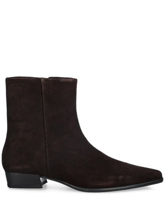 Vagabond 30mm Nella boots - women - Calf Suede/Goat Skin/Other fibres - 38 - Brown