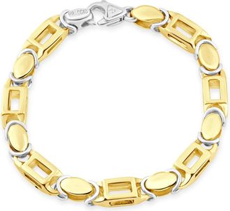 Pompeii3 Mens Box Designed 14k Gold (55gram) or Platinum (89gram) 7mm Link Bracelet 8.5