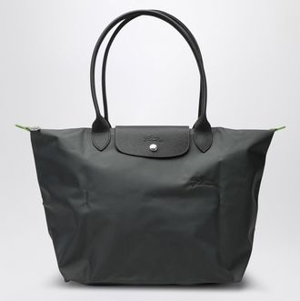 Longchamp Graphitfarben L Le Pliage Gr&uuml;ne Tasche