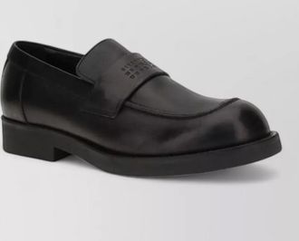 Maison Margiela calf leather slip-on loafers