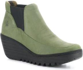 FLY London Yofi Wedge Chelsea Boot in 004 Military Cupido at Nordstrom Rack, Size 10-10.5Us / 41Eu