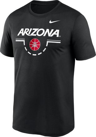 Nike Arizona Courtside Nike Mens Dri-FIT College T-Shirt in Black | 02TI00AUAN-5DA