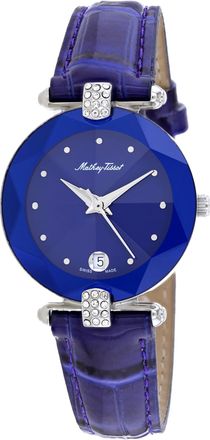 Mathey-Tissot Womens Pyramide Blue Dial Watch