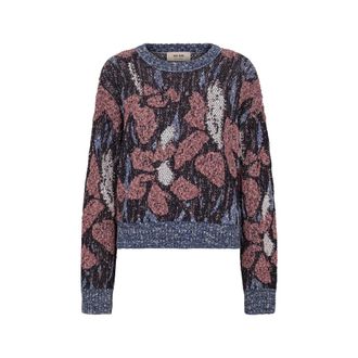 Mos Mosh Round-neck Knitwear, female, Multicolor, Size: XS Round-neck Knitwear