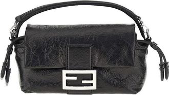 Fendi Small leather Baguette Soft bag Woman One Size