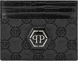 Philipp Plein Wallets & Cardholders - Heren - Portefeuilles - Zwart - ONE Size - Accessoires