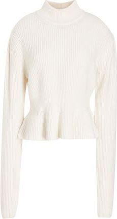 8 by YOOX WOOL BLEND RIBBED CREWNECK JUMPER