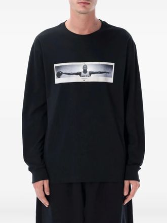 Nike Jordan photo-graphic T-Shirt - men - Cotton - M - Black