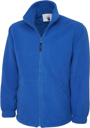 Generic IQONEQ Classic Full Zip Fleece Jacket - Ideal for Sports, Work and Leisure (UK, Alpha, 4XL, Regular, Regular, ROYAL BLUE)