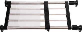 OEM Estante Met&aacute;lico Ajustable Y Extensible Para Armario, Cocina O Ba&ntilde;o, Color Negro, De 40 A 60 Cm