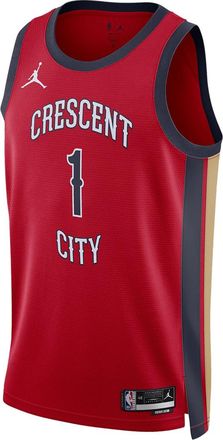 Nike Jordan Air Jordan Dri-FIT NBA Swingman Jersey 2023/24 Statement Edition New Orleans Pelicans Zion Williamson DX8655-657