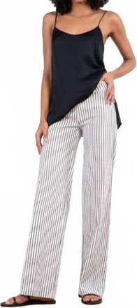 Avenue Montaigne Flavia Bistro Pants In Navy