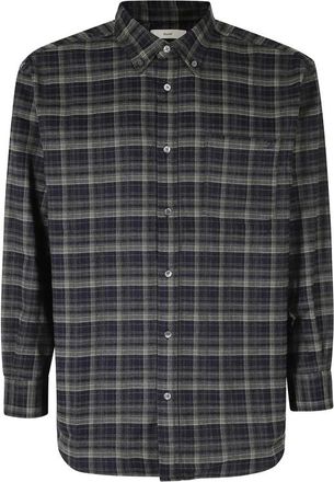 Dunst Check-pattern Button-down Shirt
