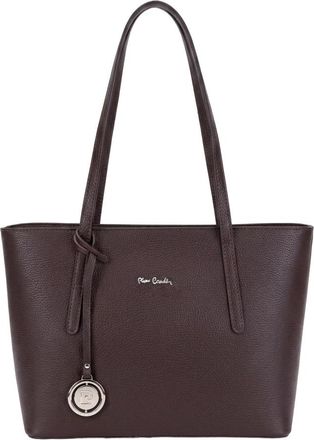 Pierre Cardin D223 Schoudertas - Dames - Shoppers - Bruin - ONE Size - Leer - Tassen