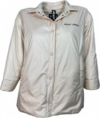 Montereggi Mood Damesjas Creme - Dames - Zomerjassen - Beige - XS - Polyester - Jassen