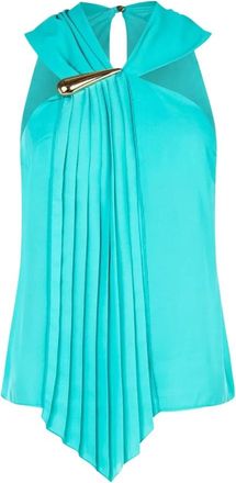 Rinascimento Tops - Dames - Tops zonder mouwen - Blauw - L - Tops