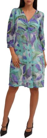 Sunny Leigh Mesh Twist Front Dress in Florence Blue at Nordstrom Rack, Size X-Large