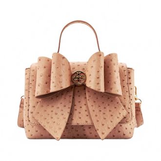 Like Dreams Womens Lisette Bow Crossbody Bag In Blush