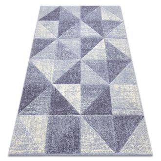 RugsX Rugsx - Alfombra Feel 5672/17944 Triangulos Beige/violet Purple 160x220 Cm