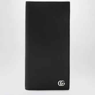Gucci Black long wallet GG Marmont
