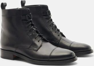 Scarosso Toto Boots in Black Calf at Nordstrom, Size 43.5