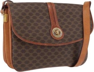Celine Pre-owned Vintage Plastic Cross Body Tas - Dames - Vintage Schoudertas - Bruin - ONE Size - Vintage