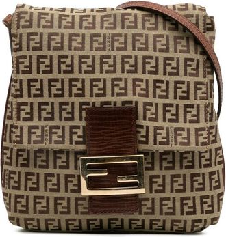 Fendi Pre-owned Fendi Zucchino Canvas Crossbody Ladies 2288 8BT075 TN9 089