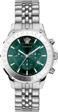 Versace Vev 602425 Chrono Signature - Heren - Horloges - Grijs - ONE Size - Accessoires