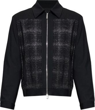 Dsquared2 Wollen Jas met Lurex Draad - Heren - Zomerjassen - Zwart - M - Wol - Jassen