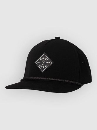 Salty Crew Long Range Snapback Cap schwarz