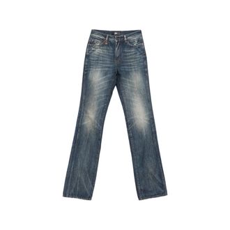 Amiri Monogram-charm Whiskered Straight-leg Jeans