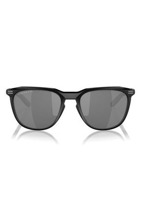 Oakley Thurso 54mm Polarized Round Sunglasses in Matte Black at Nordstrom