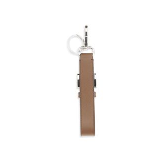 Prada Saffiano Leather Key Case - Brown