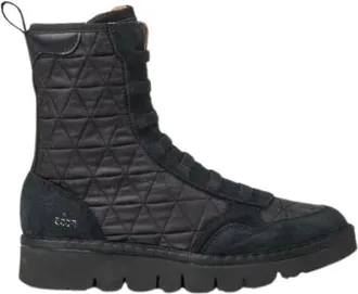 Panchic Schoenen, Dames, Zwart, 39 EU, Leer, Enkellaarsjes