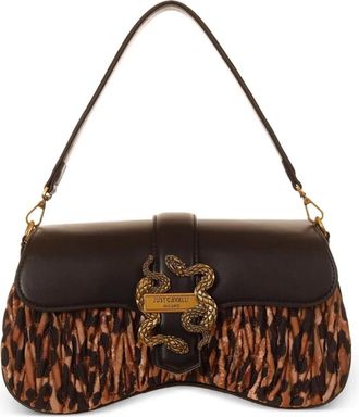 Just Cavalli Borsa a spalla Iconic Snakes - Marrone