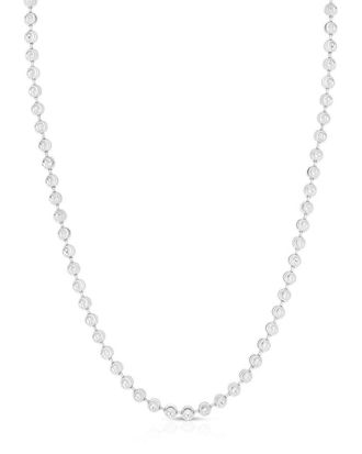 Glaze Jewelry Silver Ball Chain Necklace