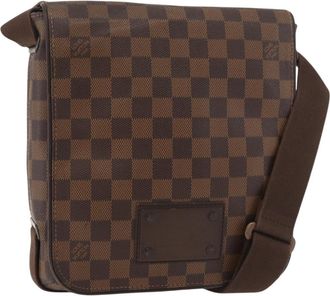 Louis Vuitton Brooklyn Damier Brown Canvas Handbag (Pre-Owned)