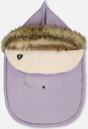 Deux par Deux Girl Bunting Bag Designed for Car Seat and Stroller in Purple Gray at Nordstrom, Size 0-6M