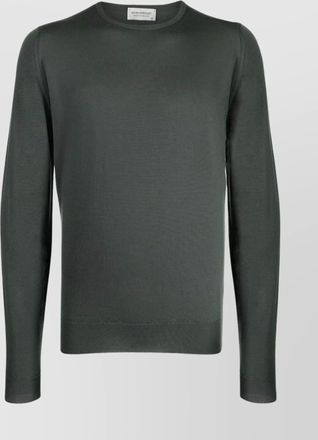 John Smedley crew neck jersey knit sweater