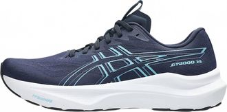 Asics Mens Gt-2000 14 Wide Running Shoes In Midnight/stillwater