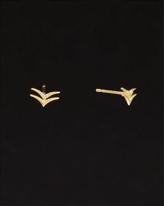 Italian Gold, Inc 14K Italian Gold Chevron Studs