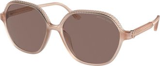 Michael Kors MK2186U BALI Polarized 344983 Womens Sunglasses Pink Size 58
