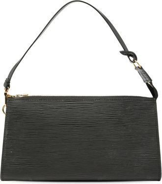 Louis Vuitton Borsa a spalla Pochette Accessoires in pelle &Eacute;pi 2001 - Nero