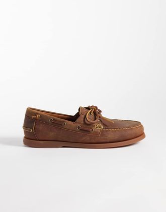 Polo Ralph Lauren Merton - Mocassini stile barca marroni-Marrone