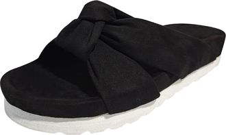 Generic Women Wedge Sandals Strappy Crossover Sandals Solid Color Suede Sandal Fashion Platform Sandal Lightweight Casual Slip On Shoes Comfort Fit Walking Sh